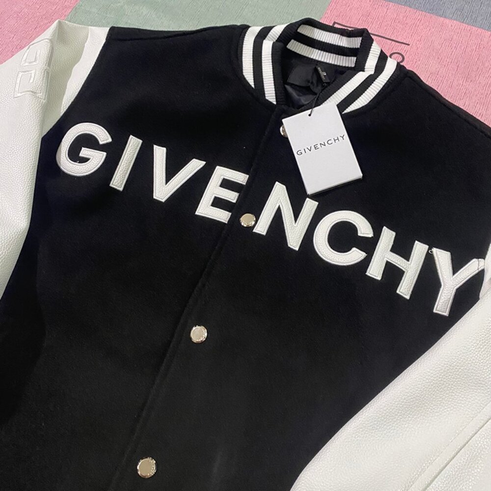 Givenchy Baseball Jacket Black & White - Picture 3 of 9